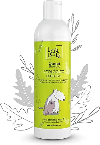 LOTI LOTA Champú Ecológico 500 ml - Ingredientes 100% Biodegradable - Limpieza de Manera Natural - pH Neutro - Vegano y Apto para Uso Frecuente  