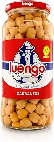 Luengo Garbanzo Cocido En Frasco, 570g  