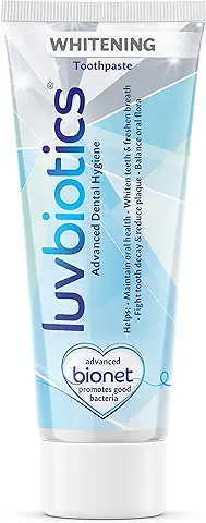 Luvbiotics Advanced Dental Hygiene con Probióticos Pasta de Dientes Blanqueadora  