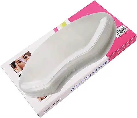 LWBTOSEE Transparente Hairspray Face Shield Plástico para Suministros de Peluquería y Extensiones de Pestañas Párpado de ojos (100pcs)  