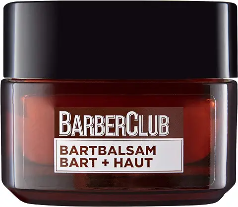 L'Oréal Men Expert Barber Club - Bálsamo para Barba + Piel, el Bálsamo para Barba con Madera de Cedro Esencial Cuida la Barba y la cara y Proporciona una Barba más Completa (1 x 50 ml)  