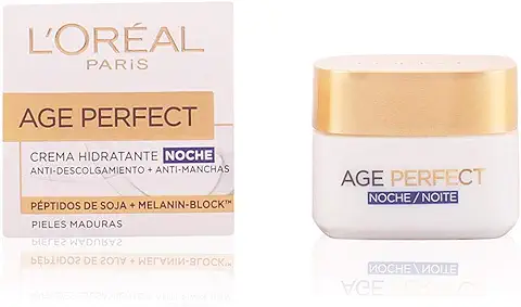 L'Oreal Paris Dermo Expertise Age Perfect Crema de Noche, Pieles Maduras, 50 ml (Paquete de 1)  