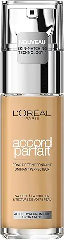 L'Oreal Paris Make-up Designer Accord Parfait, Ligero, Subtono Neutro 2.N, 30 ml (Paquete de 1)  