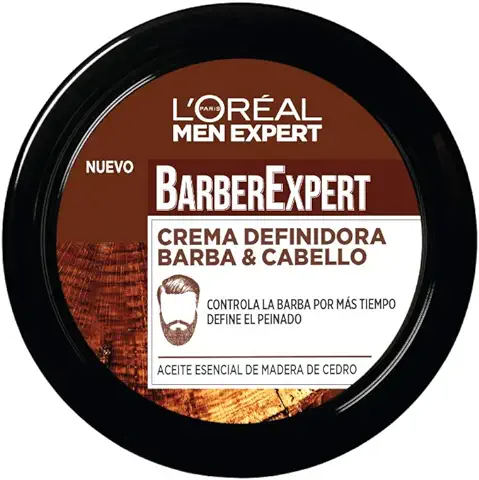 L'Oreal Paris Men Expert - Barber Club crema para definir la barba y el cabello - 75 ml