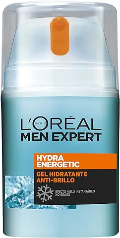 L'Oreal Paris Men Expert Hydra Energetic Fluido Polar Ultra Hidratante, Para Hombre, Crema Efecto Hielo, 50 ml (Paquete de 1)