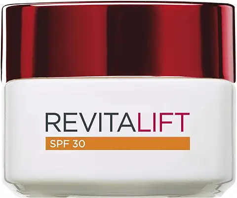 L'Oreal Paris Revitalift Crema de Día Anti-edad Hidratante con Protección Solar SPF 30, Antiarrugas y Extra Firmeza, 50 ml  