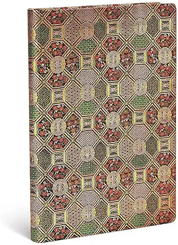 Mandala Lined Hardcover Journal: Lined Midi (Sacred Tibetan Textiles)  