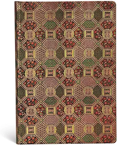 Mandala Unlined Hardcover Journal: Unlined Midi (Sacred Tibetan Textiles)  