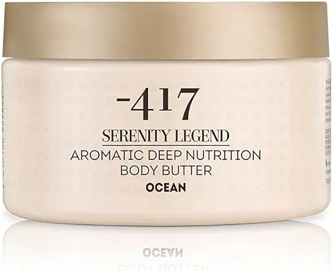 Manteca Corporal Aromática Oceánica -417 – Minerales Preciosos del Mar Muerto – Manteca de Karité Serenity Legend Collection  