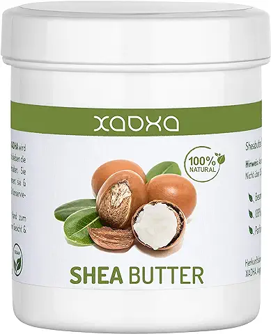 Manteca de Karité Orgánica sin Refinar, Prensada en Frío, 100% Natural y Vegana, 100 Gramos  