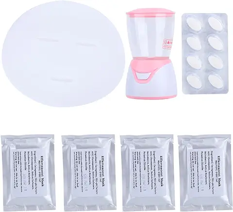 Maquina Hacer Mascara,Máquina de Mascarilla Facial, Máquina para Hacer Mascarillas, Tratamiento Facial, Bricolaje, Mascarilla de Frutas Naturales y Vegetales, spa, Cuidado de la piel para los ojos  