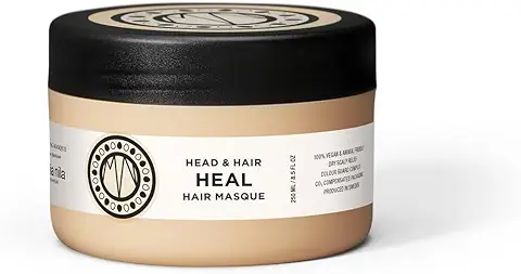 Maria Nila Head & Hair Heal, Mascarilla para el Cabello, 250 ml, Previene la Caspa/problemas del Cuero Cabelludo y Estimula el Crecimiento del Cabello, 100% Vegana y sin Sulfatos/parabenos  