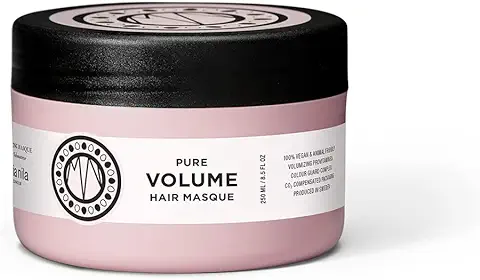 Maria Nila Pure Volume, Mascarilla Capilar, 250 ml, Vitamina B5 Da Volumen al Cabello Fino y Fino, 100% Vegano y Libre de Sulfatos/Parabenos…  