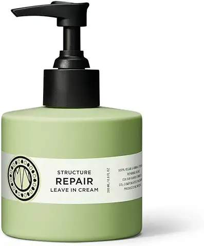 Maria Nila Structure Repair, Crema sin Enjuague, 200 ml, para Cabello Dañado y Tratado Químicamente, Extracto de Algas que Reconstruye e Hidrata, 100% Vegano y sin Sulfatos ni Parabenos  