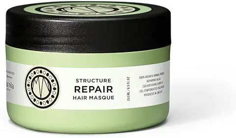 Maria Nila Structure Repair, Mascarilla para el Cabello, 250 ml, para Cabello Dañado y Tratado Químicamente, Extracto de Algas que Reconstruye e Hidrata, 100% Vegano y sin Sulfatos ni Parabenos  