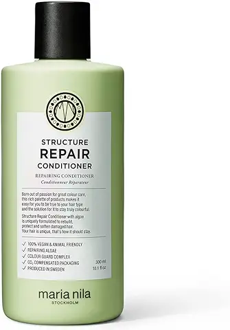 Maria Nila Structure Repair, para Cabello Dañado y Tratado Químicamente, Extracto de Algas que Reconstruye e Hidrata, 100% Vegano y sin Sulfatos ni Parabenos  