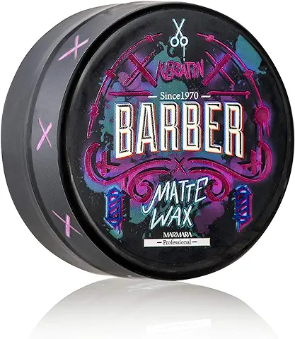 Marmara Barber Aqua Hair Wax 150ml para Strong Hold Hair Wax Gel Gel-Wax Hair Wax Matte Look Effect (MATTE WAX)  