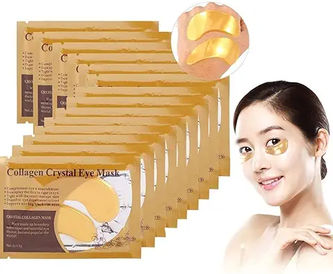 Mascara Para Los Ojos, 50 Pcs Máscara Para Ojos De Colágeno, Contorno De Ojos Antiarrugas, Parches Hidrogel Para Ojos, Reduce Las Bolsas Bajo Los Ojo, Ojeras, Patas De Gallo E Hinchazón  