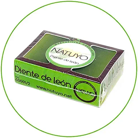 - Mascarilla de Jabón NATUYO Cicatrizante de DIENTE DE LEÓN.- Es Anti Acné, Anti-Manchas de la piel y útil en Problemas de la Piel. Sin Químicos.  