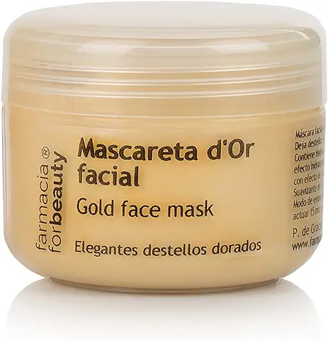 Mascarilla Facial Hidratante Antiestres | Efecto Antiedad y Antiarrugas | Mascarilla Facial Oro Hidratante 50 ml  