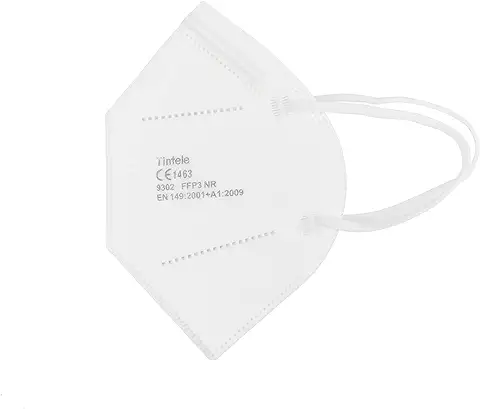 Mascarilla FFP3, Pack de 50 Uds, Mascarilla Certificada/Homologada, Eficacia Filtración > 99%  