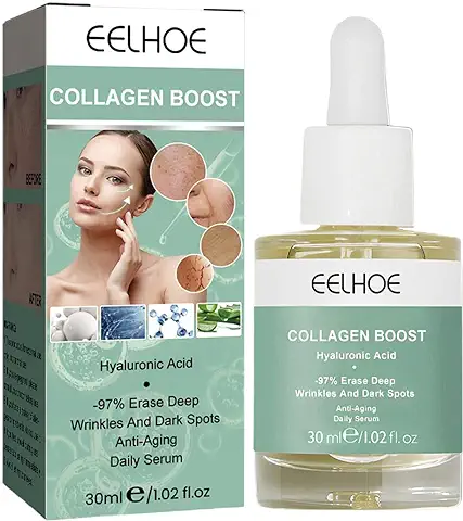 Matrixyl 3000 Collagen Boosting Serum Antienvejecimiento Antiarrugas Suero Facial Antiedad Suero Ácido Hialurónico Vitamina C para Mujeres Todo piel 30 l  