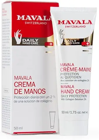 Mavala | Crema de Manos Hidrante | Protección Diaria con Colágeno | Crema para Manos Secas o Dañadas | 50 ml  