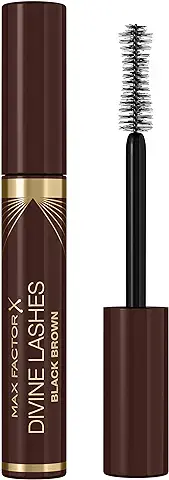 Max Factor Divine Lashes - Máscara de Pestañas, tono 002 Negro-marrón  