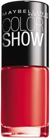Maybelline New York - Color Show, Esmalte de Uñas Secado Rápido, Tono: 349 Power Red  