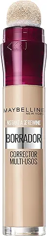 Maybelline New York, Corrector de Ojeras, Bolsas e Imperfecciones, Borrador Ojos, 02 Nude, 6.8 ml  