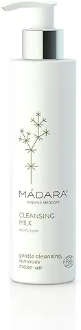MÁDARA Organic Skincare | Leche Limpiadora - 200ml, Limpieza Suave, No Irritante, Con Complejo De Aceites Naturales, Apto Para Todo Tipo De Piel, Vegana, Certificada Ecocert, Envase Reciclable.  