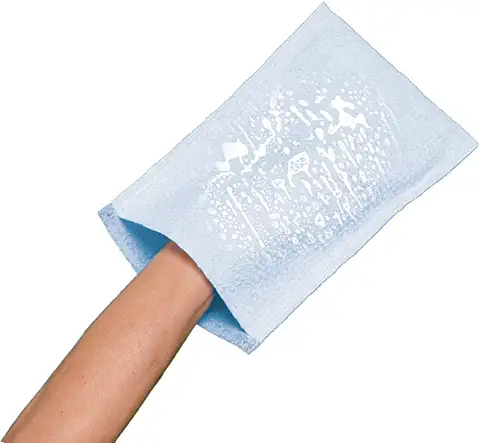 MEDICAL SUD PROFESSIONAL 100 Manoplas Jabonosas Desechables Con Jabón Delicado Ph Neutro Para Detersión Y Higiene De Pacientes Inmovilizados