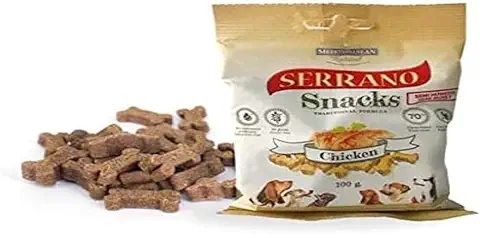 MEDITERRANEAN NATURAL Snacks Serrano Pollo para Perros  