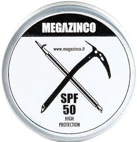 MEGAZINCO SPF 50 Mineral y 100% NATURAL Protector Solar Alto/pasta para Surfistas, Marineros, Alpinistas, Esquiadores, Snowboarders, Triatletas, Nadadores. SURF CREMA SOLAR - 40 ml  