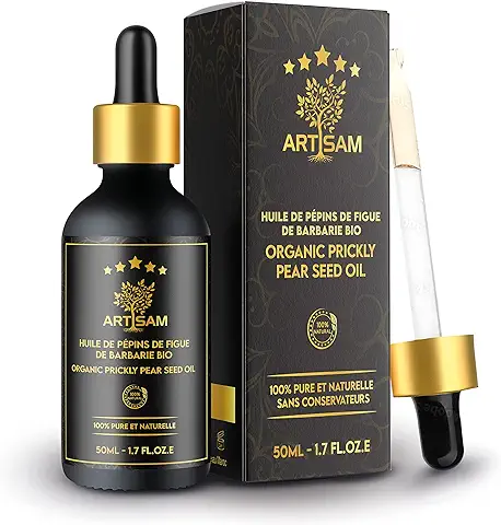 Mejor Aceite Antienvejecimiento Aceite de Penpinas de Figa de Barbarie Orgánico Top 1 de los Cuidados Antiarrugas Antiojeras Prensado en Frío Certificado 100% Ecológico puro y Natural Extrat Virgen  
