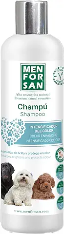 MENFORSAN Champú Intensificador de Color para Perros 300ml, Realza el Color Natural del Pelaje, Aporta Brillo, Producto Vegano  