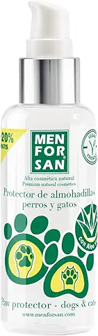 MENFORSAN Gel Protector de Almohadillas para Perros y Gatos 60ml, con Aloe Vera 100% Natural de Cultivo Ecológico, Hidrata, Calma y Repara MENFORSAN Gel Protector de Almohadillas para Perros y Gatos 60ml, con Aloe Vera 100% Natural de Cultivo Ecológico, Hidrata, Calma y Repara