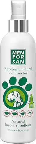 MENFORSAN Repelente Líquido Natural de Insectos con Citronela Perros - 250 ml  