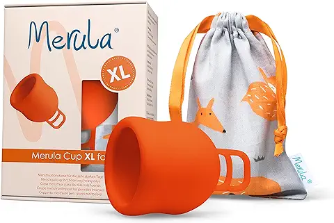Merula Cup XL fox (naranja) - La copa Menstrual para los Días más Fuertes  