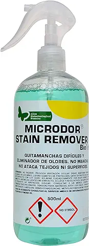 Microdor Stain Remover: Quitamanchas Difíciles y Eliminador de Malos Olores 500ml. Producto Enzimático Natural, Limpieza sin Ensuciar.  