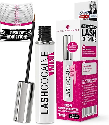 Mini LASHCOCA!NE Suero de Pestañas para Crecimiento Rápido y Pestañas Largas | Potenciador Vegano | Ganador de la Prueba para Extensiones de Pestañas | por Svenja Walberg  