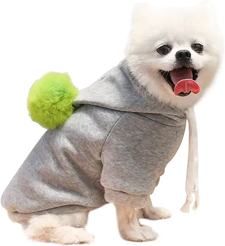 Miotlsy Perro Gato Sudadera con Capucha Mascota Cálido Abrigo de Invierno Ropa de Algodón para Perros para Perros Pequeños  