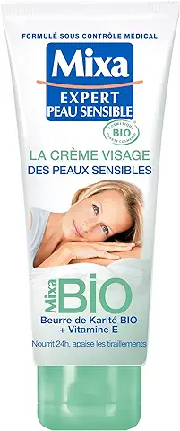 MIXA Mixa Experto piel Sensible Crema Facial de las Pieles Sensibles Bio, 100 ml  