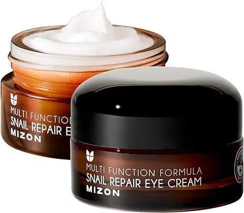 [Mizon] Crema Reparadora para los ojos con Extracto de baba de Caracoles (25ml) Tratamiento de Ojeras, Arrugas y Patas de Gallo, Antienvejecimiento, Regeneración de la piel e Hidratante  