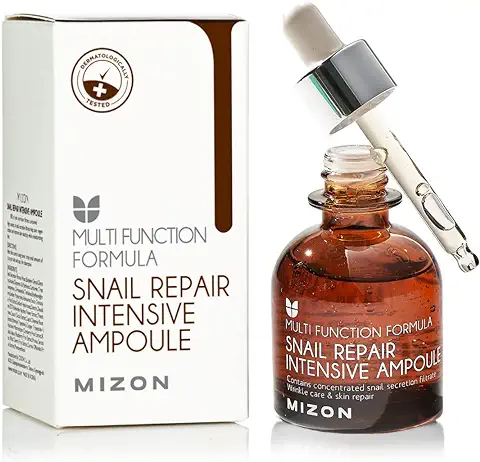 [Mizon] Suero con Extracto de Caracol Reparación Intensiva (30ml) 80% Extracto de Mucina de Caracol, Generación de Elastina y Colágeno, Antienvejecimiento, Filtrado de Secreción de Caracol  