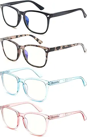 MODFANS Gafas de Lectura 0.5 Mujeres Anti luz Azul,Gafas con Filtro Luz Azul,Anti-UV,Proteccion para Pantalla/TV/Tablet/Movil/Juegos/Smartphone  