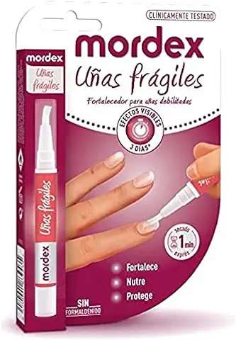 Mordex - Stick para Uñas Frágiles - Tratamiento para Fortalecer, Nutrir y Proteger las Uñas - Stick de 2 ml con Pincel Incorporado  