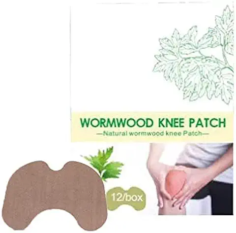 Moxibustión Térmica Tiritas para Rodillas, Natural Wormwood Pegatinas, Chinos Medicinal Acupuntura Tratamiento Pegatinas Rápida Aliviar Rodillera Lesiones  