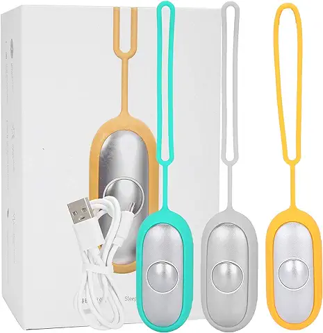 Máquina de Ayuda para Dormir para Adultos, Mini Dispositivo de Mano Microcorriente para Dormir Dispositivo de Ayuda para Dormir Recargable para Aliviar el Insomnio Y Aliviar la Ansiedad Y El(azul)  