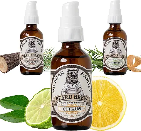Mr Bear Family Beard Oil (Citrus, 60ml)  
